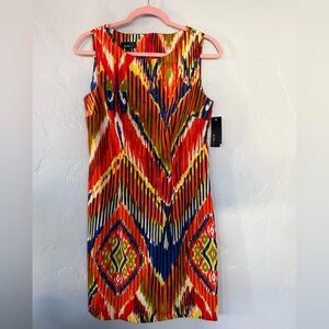 Alyx Colorful Geometric Midi Dress (A26)